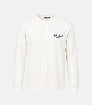 Workshop Henley - White/Navy