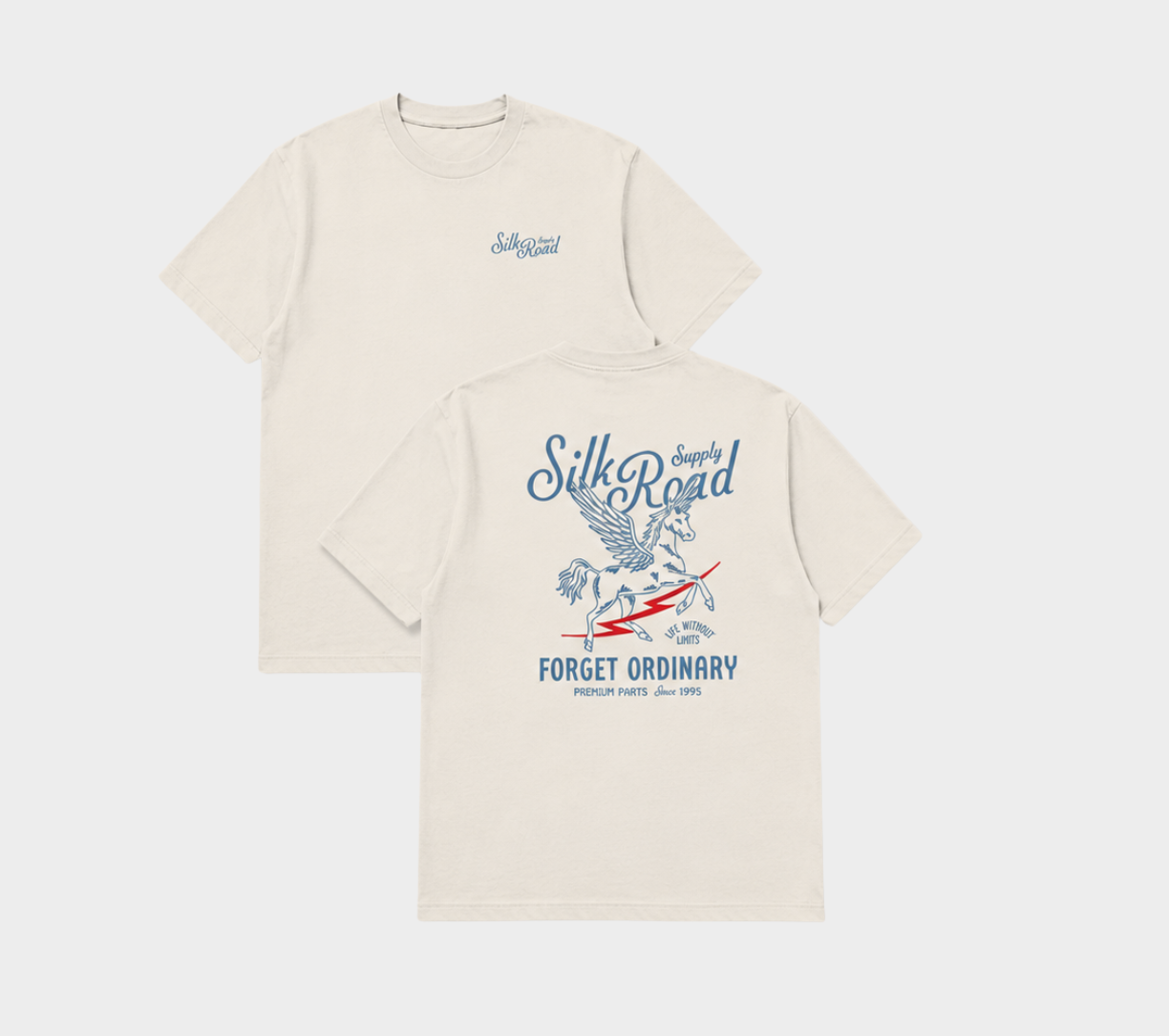 Forget Ordinary T Shirt - Bone